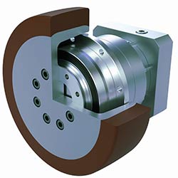 Nidc Guided Gear Antribslösung für fahrerlose Transportsysteme